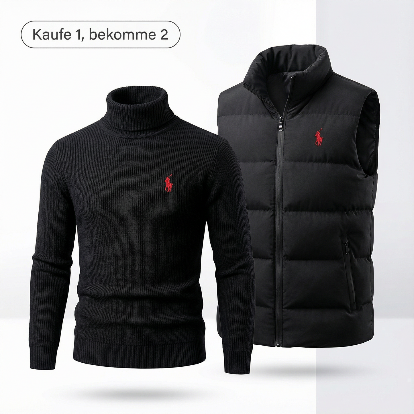 Ralph Lauren Weste + Gratis Pullover